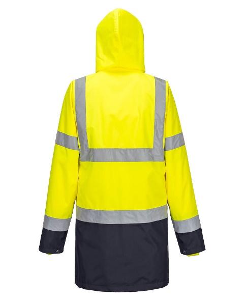 PORTWEST S766 – Temel 5-in-1 Çift Renk Hi-Vis Ceket Sarı/Lacivert
