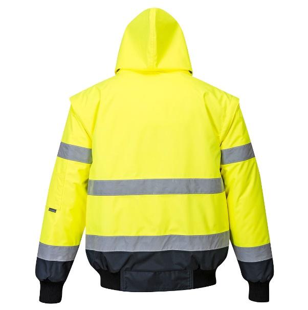PORTWEST PJ50 – Hi-Vis 3’ü 1 arada Pilot Mont Sarı/Lacivert