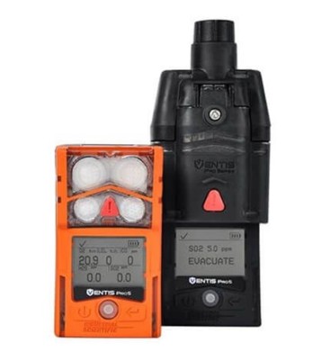 INDUSTRIAL SCIENTIFIC Ventis Pro5, Taşınabilir Çoklu Gaz Dedektörü (VOC, O2, CO, H2S, LEL-CH4)