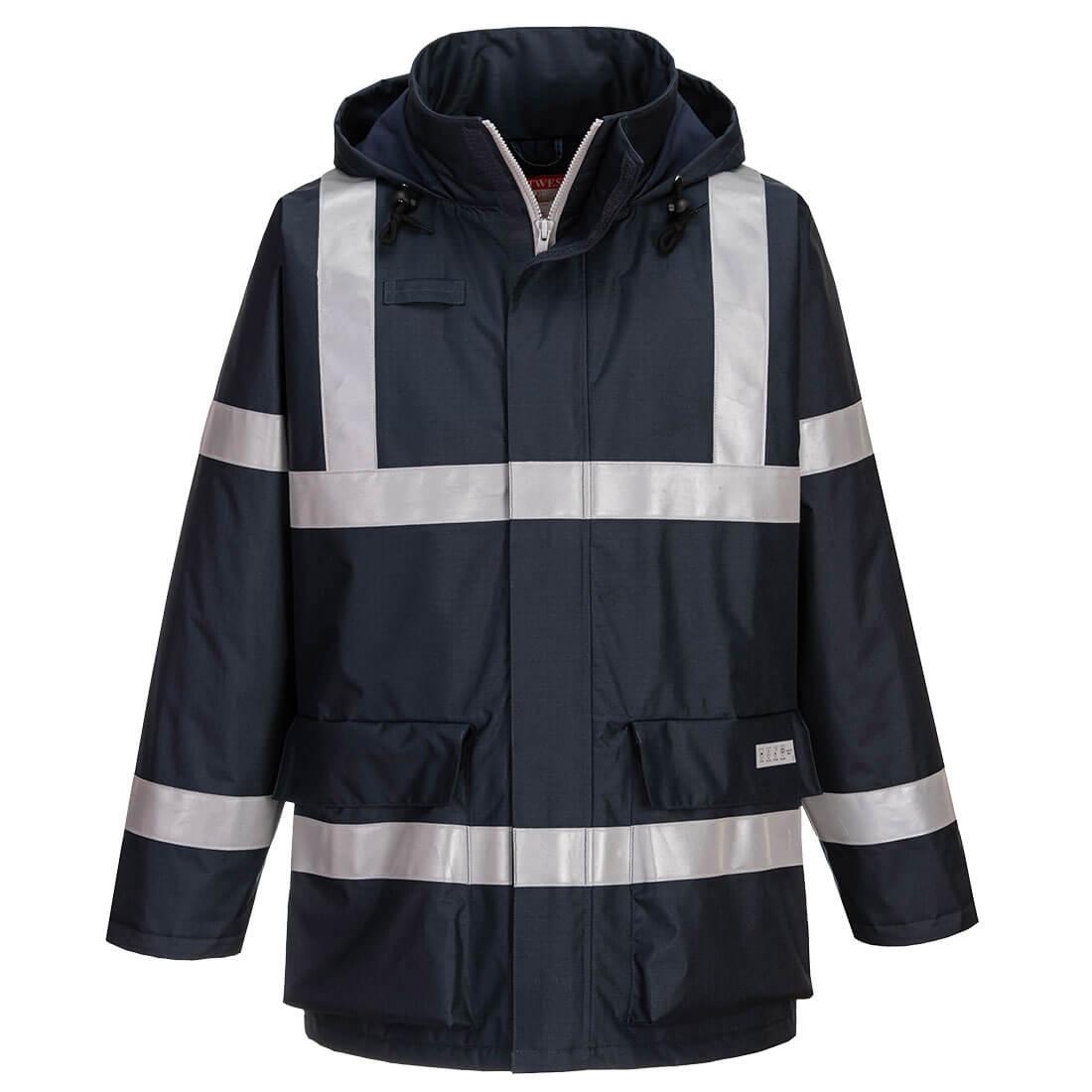 PORTWEST S785 – Biz flame Rain Anti-Statik FR Ceket Lacivert